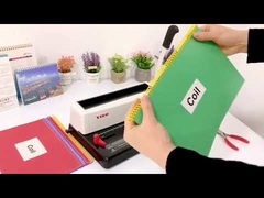 A4 Paper Manual Coil Binding Machine 6.35mm Pitch Spiral Type