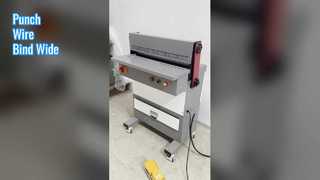 CK-620G 強力紙パンチングおよびワイヤークロージングマシン