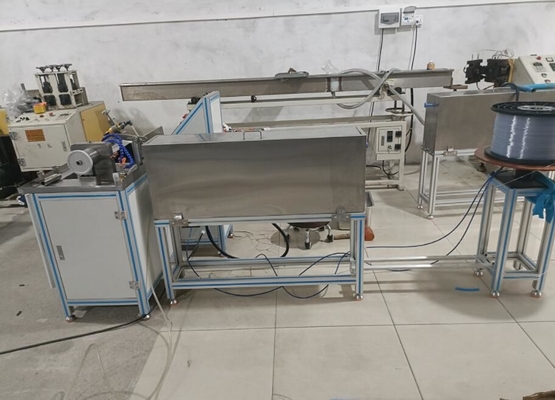 72000 Loops/ Hour PVC PET Plastic Single Loop Spiral Wire Coil Forming Making Equipment Machine For Book