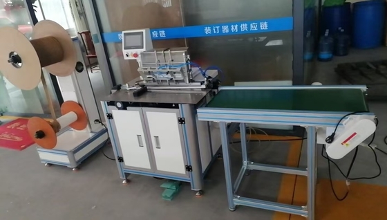 Double Iron Metal Spiral Wire Coil Twin Ring Spool Binder Binding Machine With Hanger Hooks