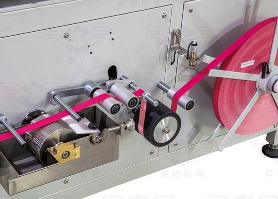ZC-B500 300-1200 Piece / Hour Automatic Book Back Packing Machine Notebook Spine Taping Machine