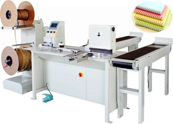 1PH 220v 50/60Hz Double Loop Wire Binding Machine For Calendar