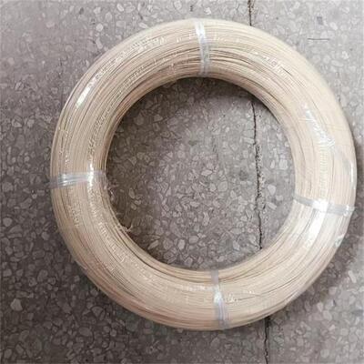 0.8 mm 0.9 mm ベージュPETナイロンコートワイヤー ブラワイヤー 亜鉛メッキワイヤー ナイロンコートスチールブラワイヤー